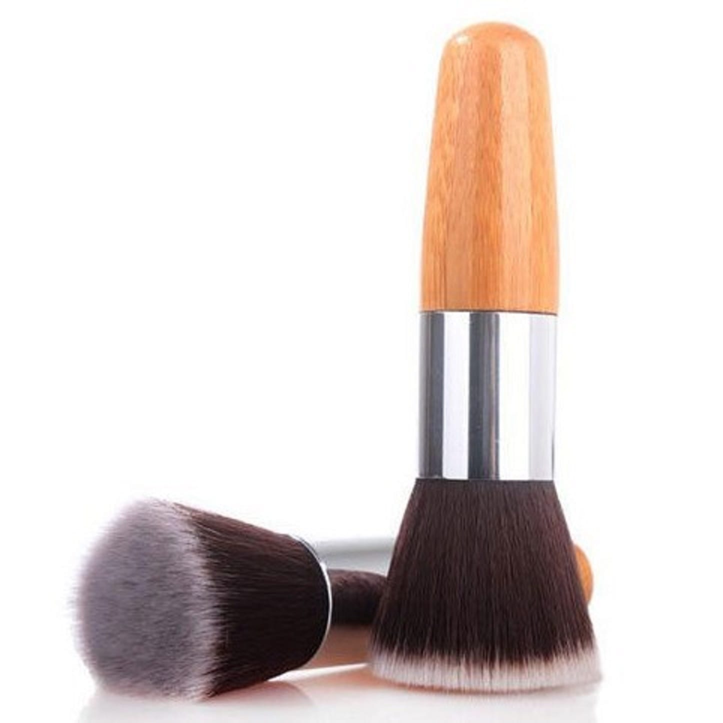 Glowii Flat Top Buffer Bamboo Brush Colour Zone Cosmetics