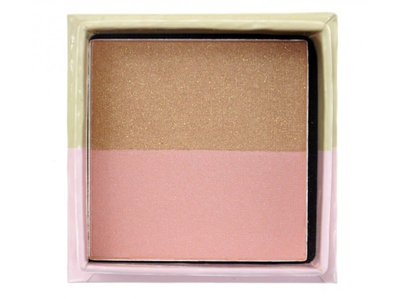 W7 Double Act Bronzer And Highlighter Powder with Brush 8g Colour