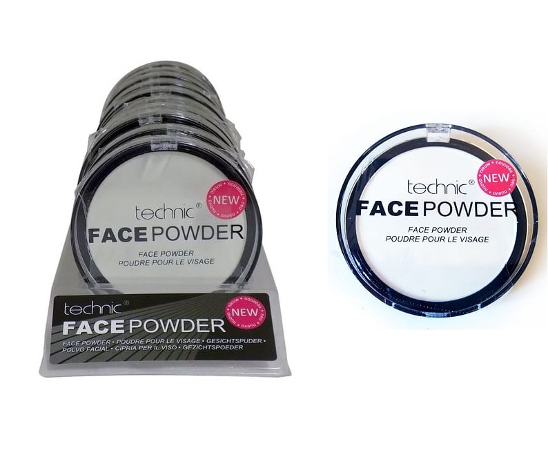 Technic White Face Paint Powder (10 units with tray) Colour Zone