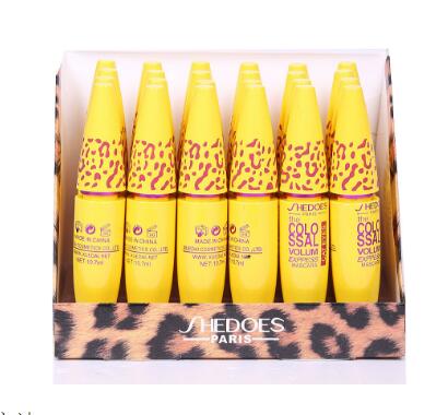SheDoes The Colossal Volum Express Black Mascara in Yellow Animal Print ...
