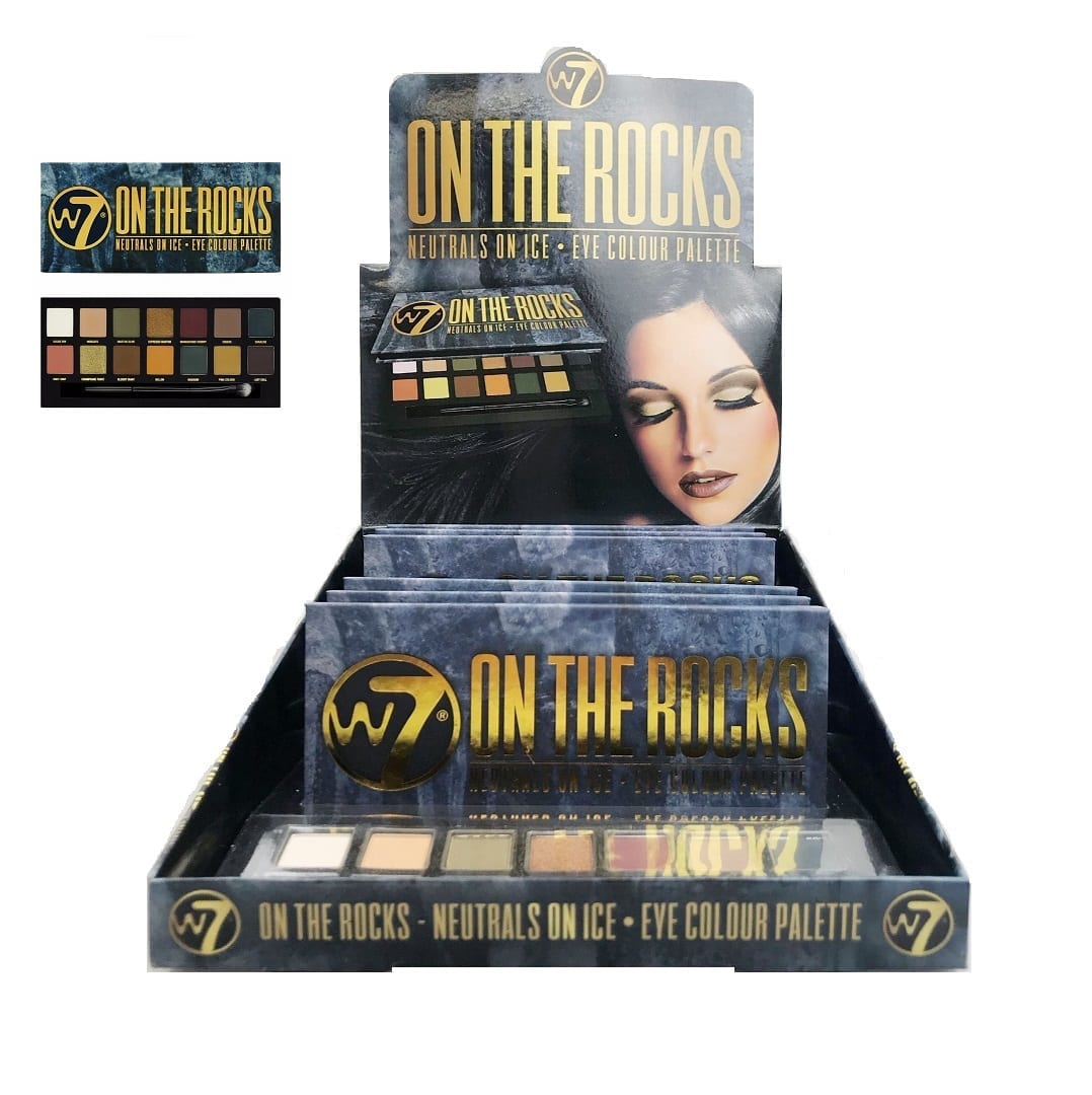 W7 On The Rocks Naturals On Ice Eye Colour Palette (6 units with tray)