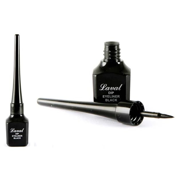 Laval Dip Liquid Eyeliner Black Colour Zone Cosmetics