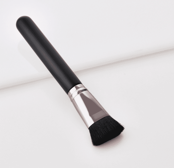 Glowii BlackCoffee Flat Buffer Contour Makeup Brush Colour Zone