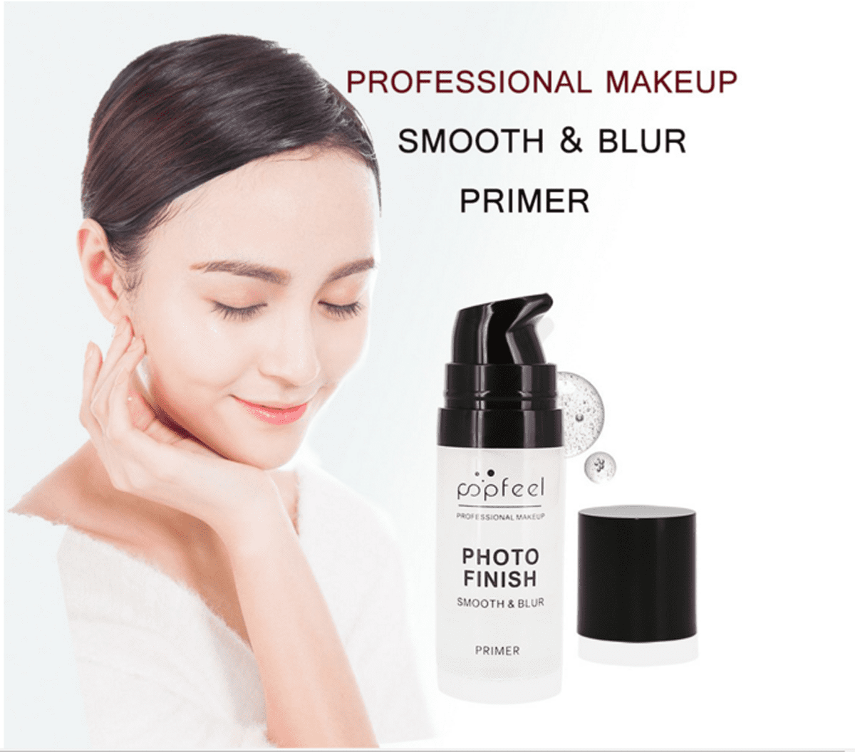 PopFeel Photo Finish Smooth & Blur Makeup Primer Colour Zone Cosmetics