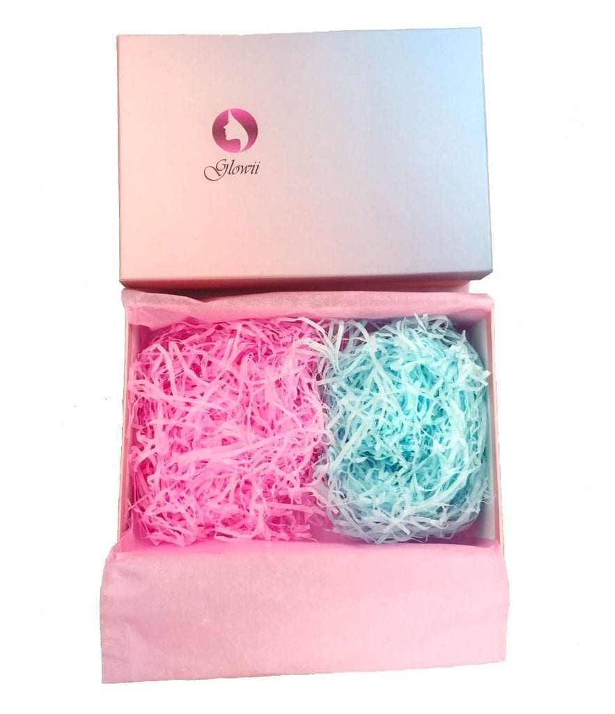 Glowii Gift Box with Shredded Tissue Paper Large Colour Zone Cosmetics