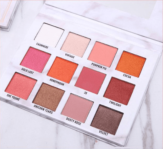 Lameila 12 colours marble eyeshadow palette #2