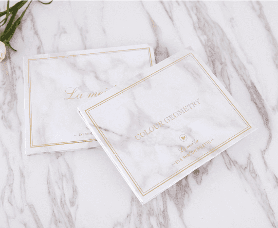 Lameila 12 colours marble eyeshadow palette PACKAGE