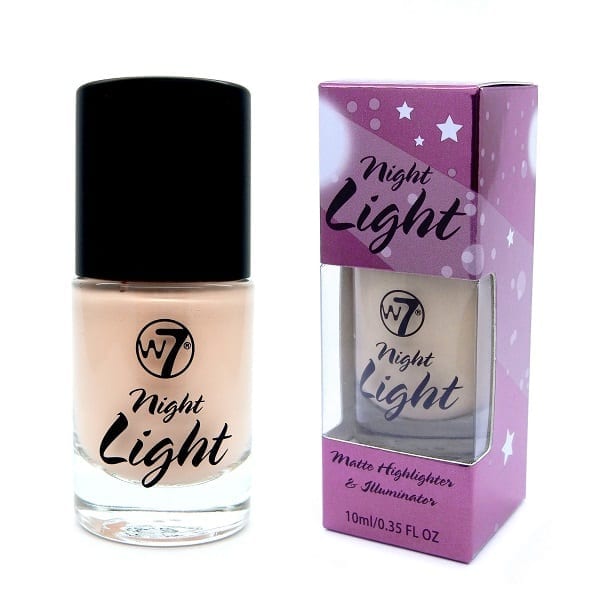 W7 Night Light Matte Liquid Highlighter and Illuminator Colour Zone
