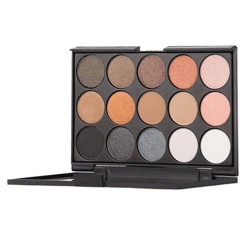 15 Colours Matte/Shimmer Eyeshadow Palette #1+ 2 + 3 - Image 2