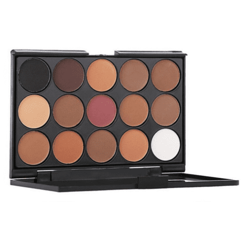 15 Colours Matte/Shimmer Eyeshadow Palette #1+ 2 + 3 - Image 3