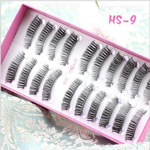 Pa Dolly Love 10 Pairs HandMade False Eyelashes HS9 Colour Zone