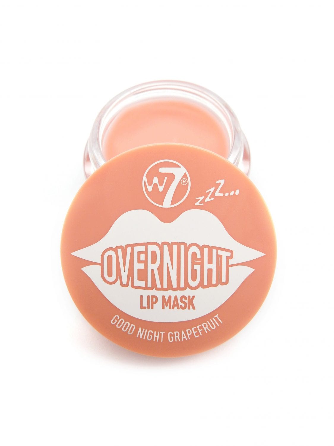 W7 Overnight Lip Mask Lip Balm Good Night Grapefruit Colour Zone