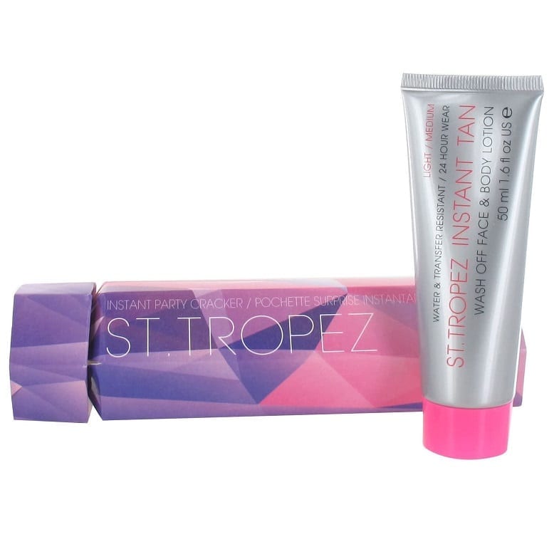 St Tropez Instant Party Cracker Wash Off Face & Body Tan Lotion 50ml