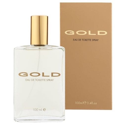 Gold Eau de Toilette EDT Perfume Spray 100ml for men Colour Zone