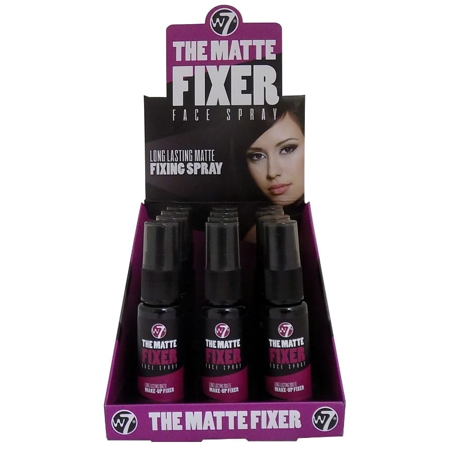 W7 The Matte Fixer Makeup Fixing Spray (12 units with tray) Colour