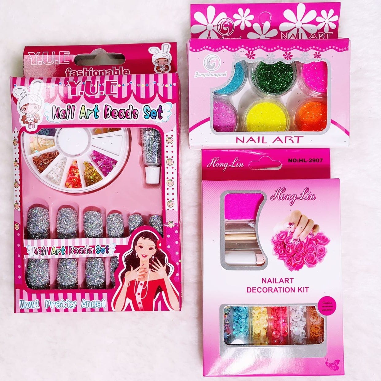 Nail Art Set (various styles to choose) Colour Zone Cosmetics
