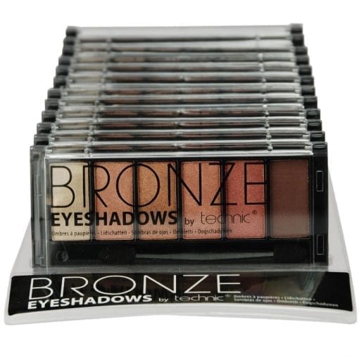 Technic 6 Colours Eyeshadow Palette Bronze (12 units with display tray) 23505 Colour Zone