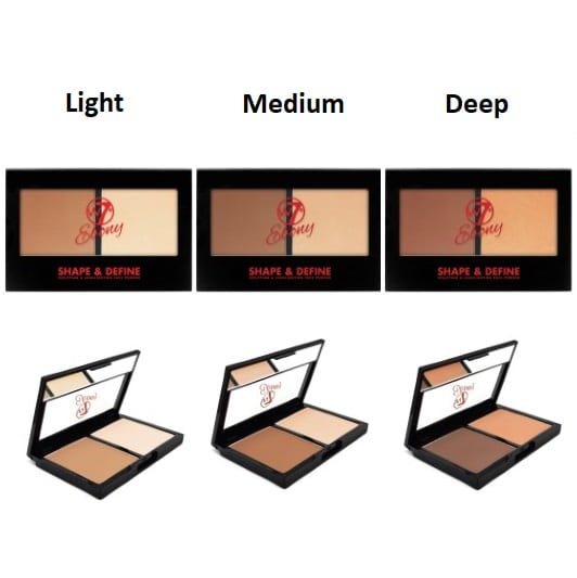 W7 Ebony Shape & Define Sculpting & Highlighting Face Powder (various