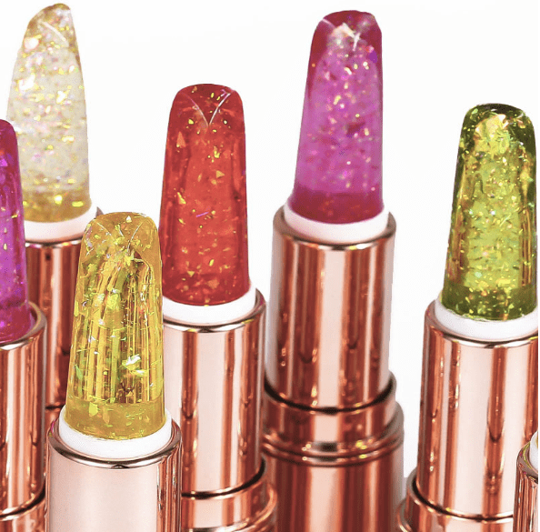 MinFei Elegant Glitter Jelly Colour Changing Lipstick 4