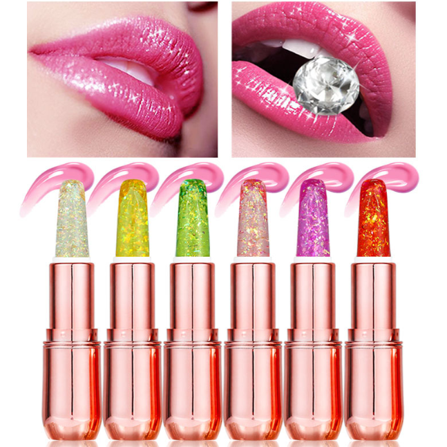 MinFei Elegant Glitter Jelly Colour Changing Lipstick