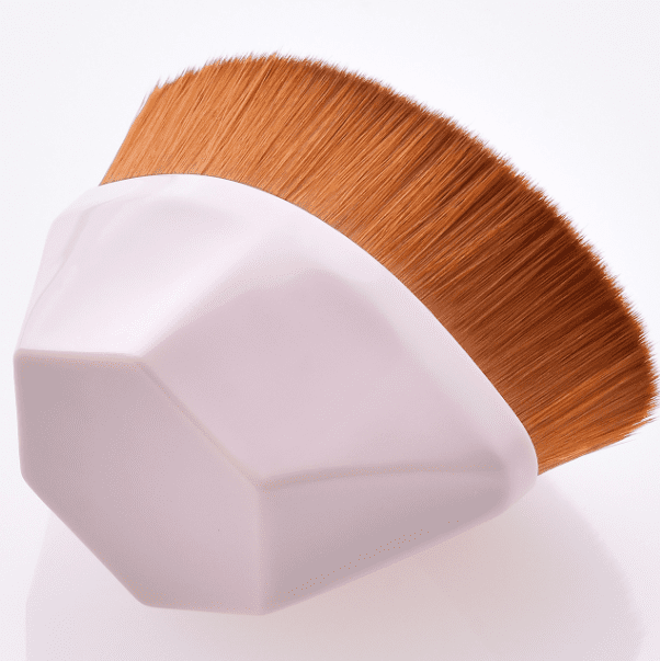 Large Flat Liquid/Powder Foundation Buffer Makeup Brush Pink Colour