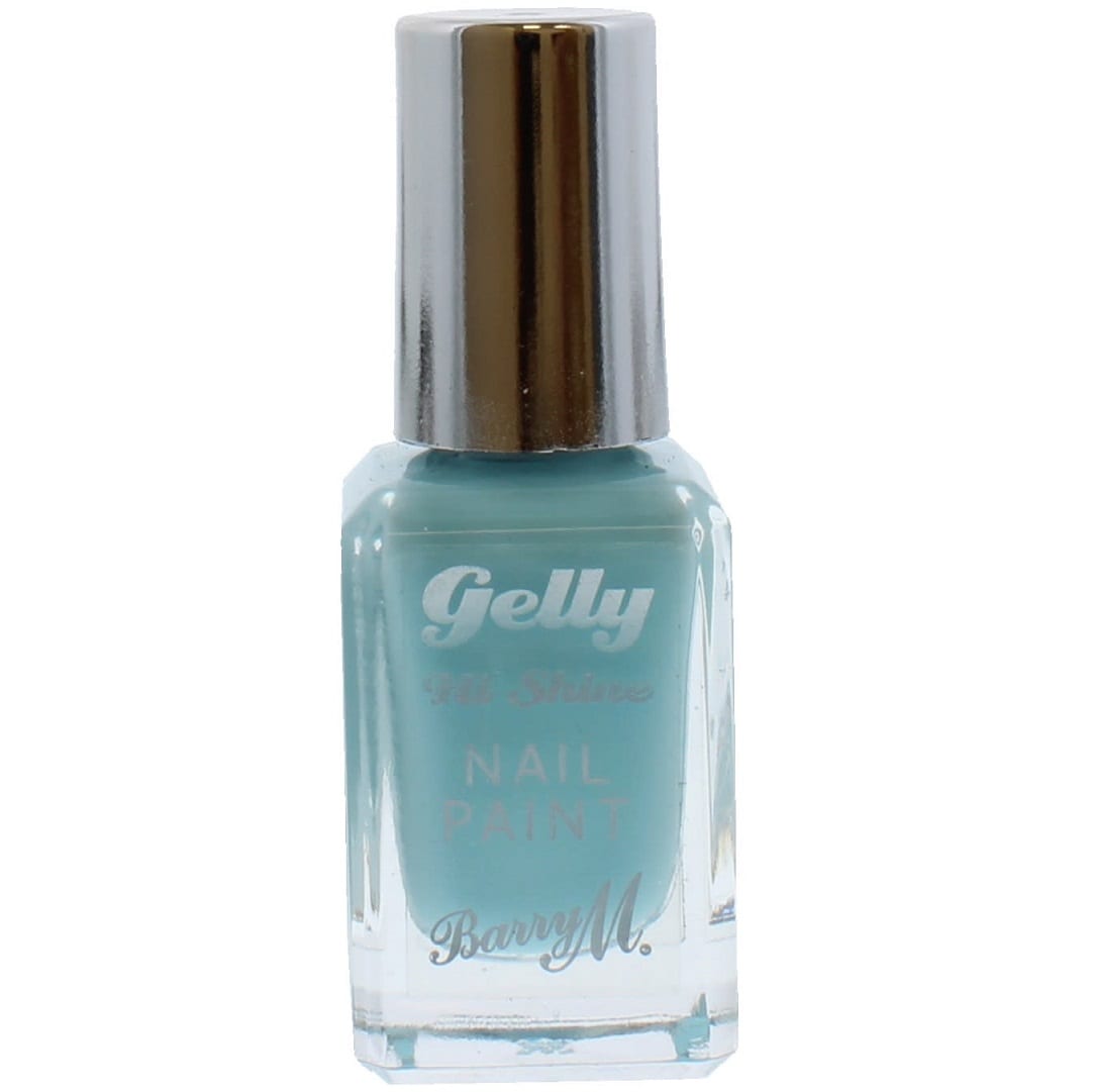 Barry M Gelly Hi Shine Nail Paint Nail Polish - Sky Blue