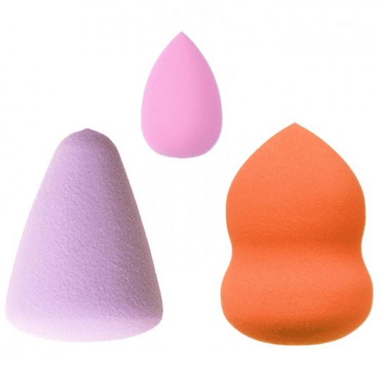BrushWorks Essentials Contour & Complexion 3pcs Sponge Set Colour