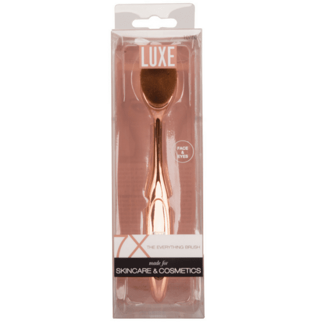 Luxe Studio The Everything Face Oval Toothbrush Shaped Brush 7x