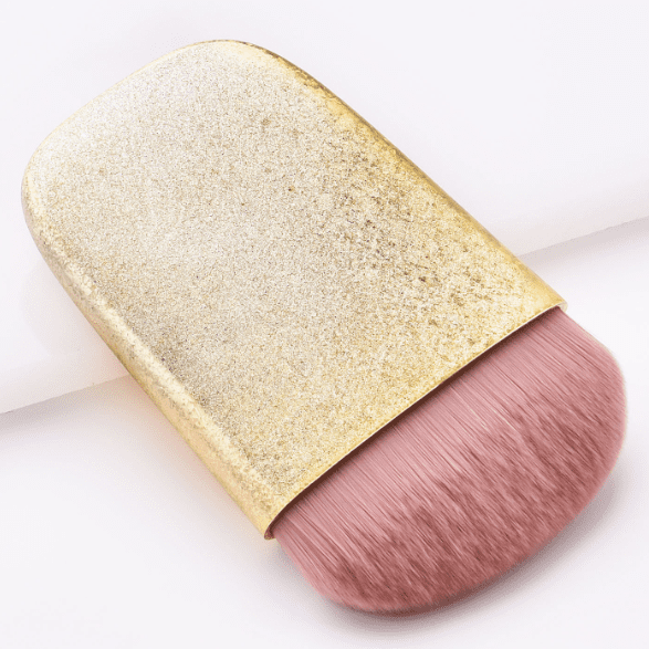 Glowii Wide Shimmer MultiPurpose Makeup Brush with Pink Hair (various colours to choose