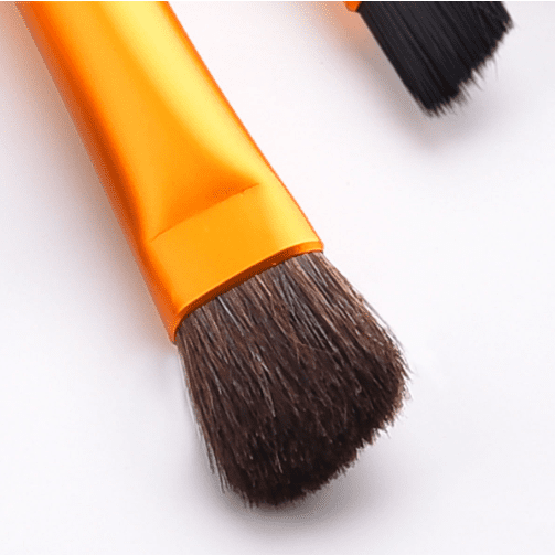 Glowii 5pcs Eye Makeup Brush Set with Metal Case - Gold - Image 2