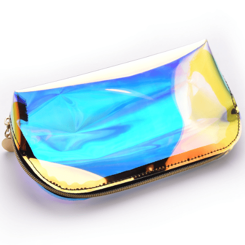 Clear Rainbow Colour Multi-Purpose Makeup Zip Bag - Image 3
