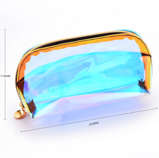Clear Rainbow Colour Multi-Purpose Makeup Zip Bag - Image 2