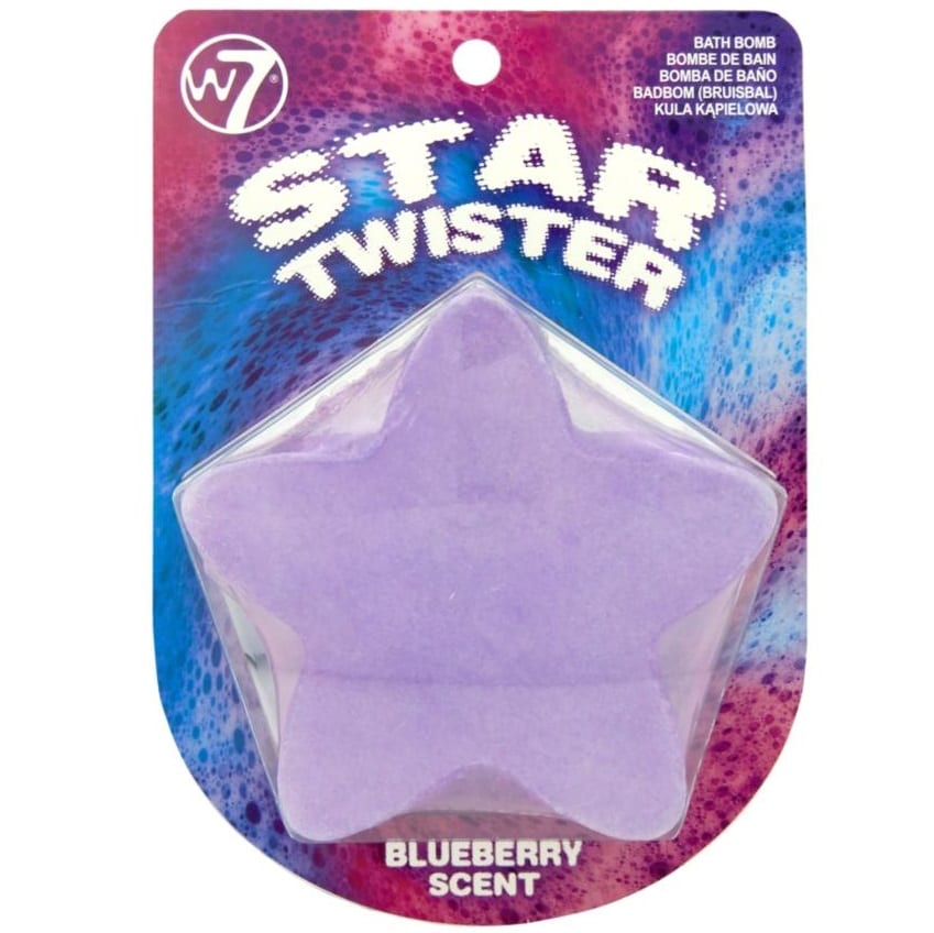 W7 Star Twister Bath Bomb - Blueberry Scent