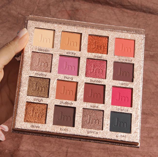 Jean Miss 16 Colours Romantic Party Eyeshadow Palette - Image 5