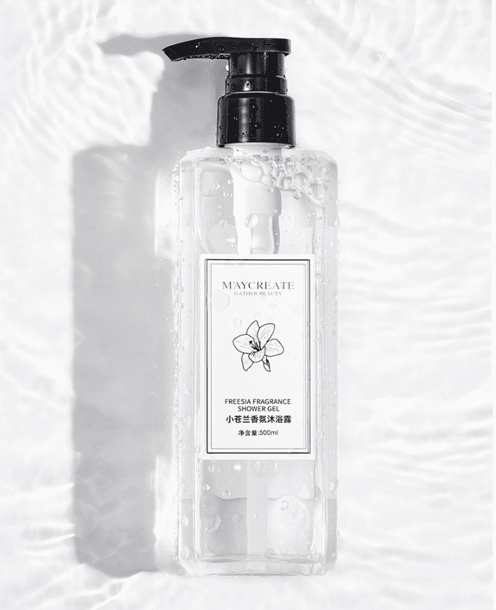 MayCreate Freesia Fresh Floral Fragrance Shower Gel 500ml Colour Zone