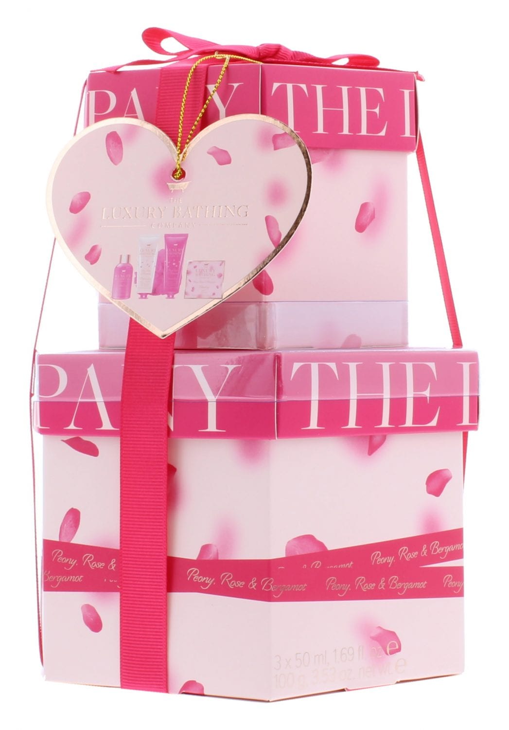 Grace Cole Perfect Petals Peony, Rose & Bergamot Bath Care Gift Set - Image 2