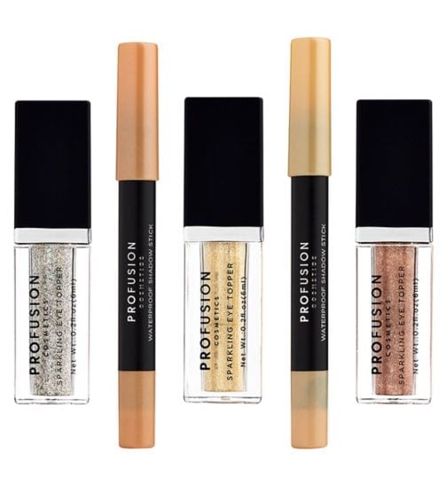 Profusion 5pcs Sparkling Eyes Eyeshadow Collection Set Colour Zone