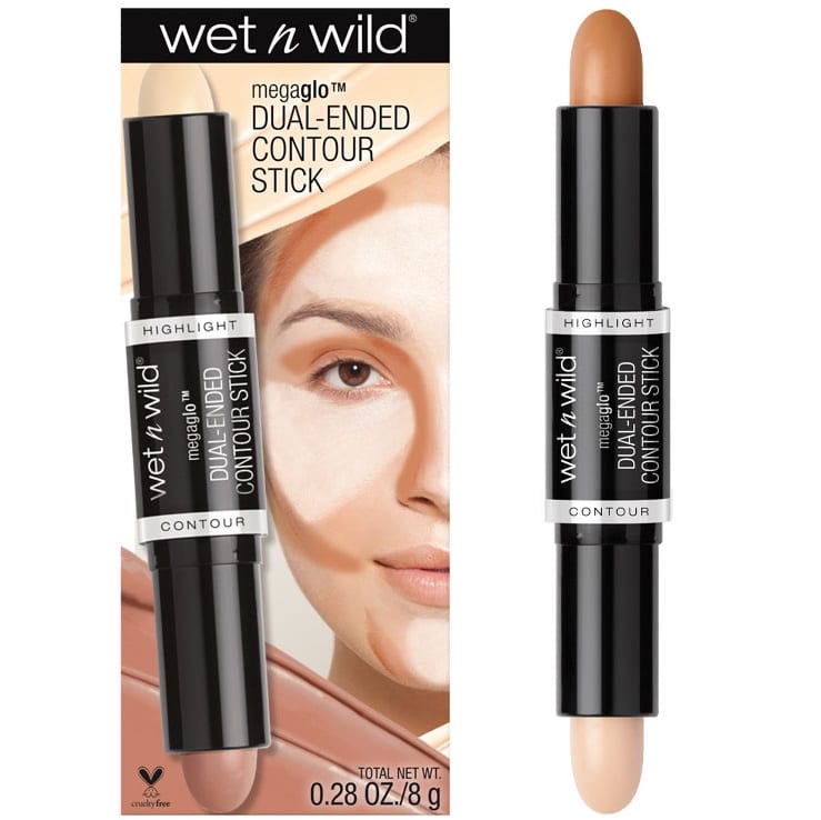 Wet N Wild MegaGlo Dual-Ended Hightlight and Contour Stick - Light/Medium