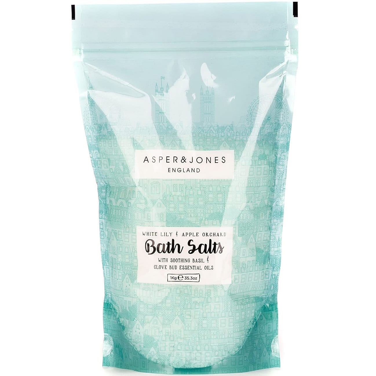 Asper & Jones Bath Salts 1kg - While Lily & Apple Orchard