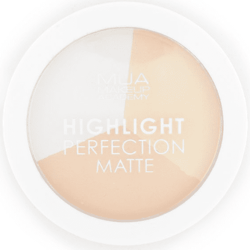 MUA Highlight Perfection Matte Highlighter Compact Natural Light