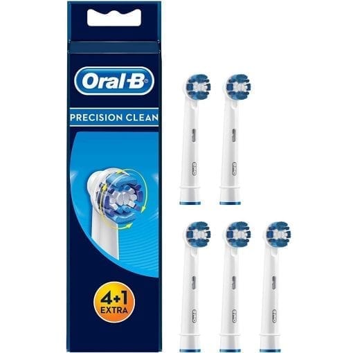 Oral B Precision Clean Replacement Toothbrush Heads Pack of 5