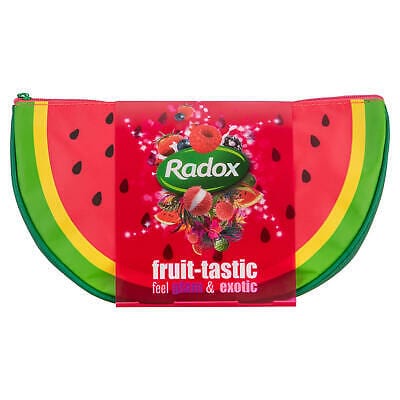 Radox Fruit-tastic Feel Revived & Uplifted Gift Set (2x Shower Gel 250ml + Watermelon Washbag) - Image 2