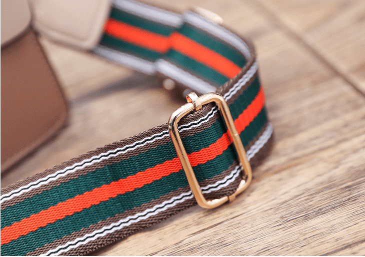 Artificial Leather Contrast Colour Flap Top Crossbody Bag DM-QZH-8473 (various colours to choose) - Image 3