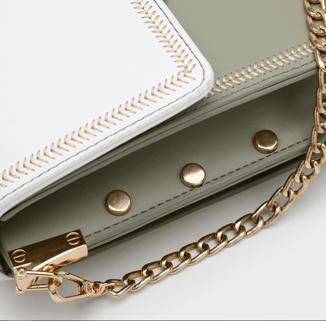 Artificial Leather Flap Top Crossbody Chain Bag QZH-8581 (various colours to choose) - Image 6