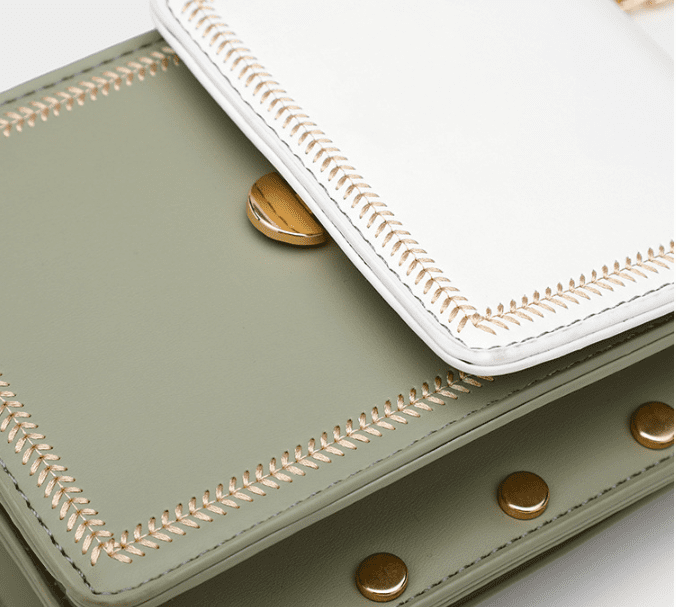 Artificial Leather Flap Top Crossbody Chain Bag QZH-8581 (various colours to choose) - Image 5