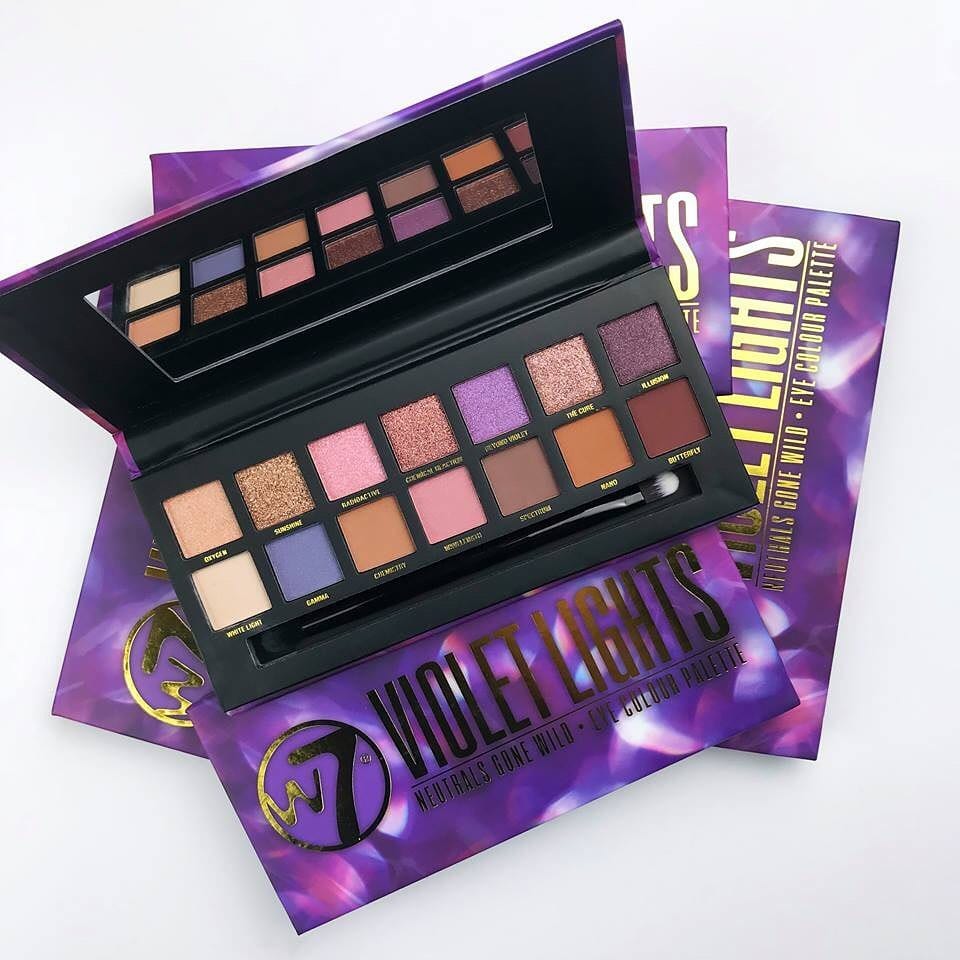 W7 Violet Lights Neutrals Gone Wild Eyeshadow Palette - Image 3