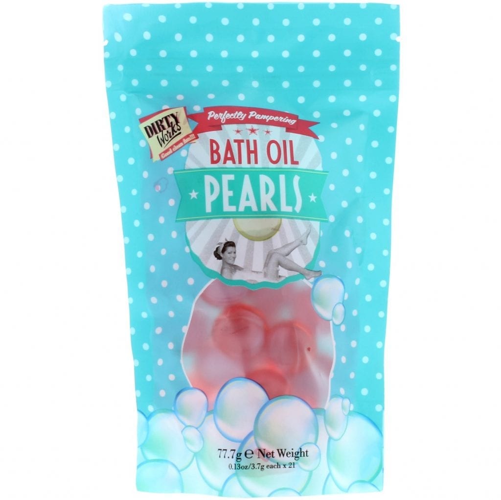Dirty Works Bath Oil Pearls 75g Colour Zone Cosmetics