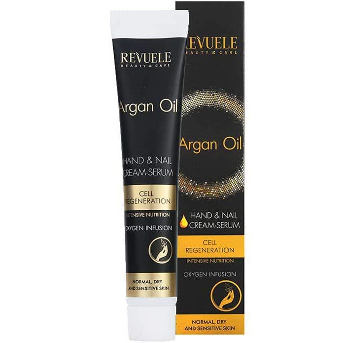 Revuele Argan Oil Hand & Nail Cream Serum 50ml Colour Zone Cosmetics