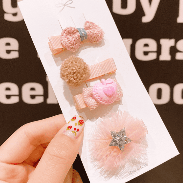 Girls Cute Hair Accessories Set 05 Colour Zone Cosmetics