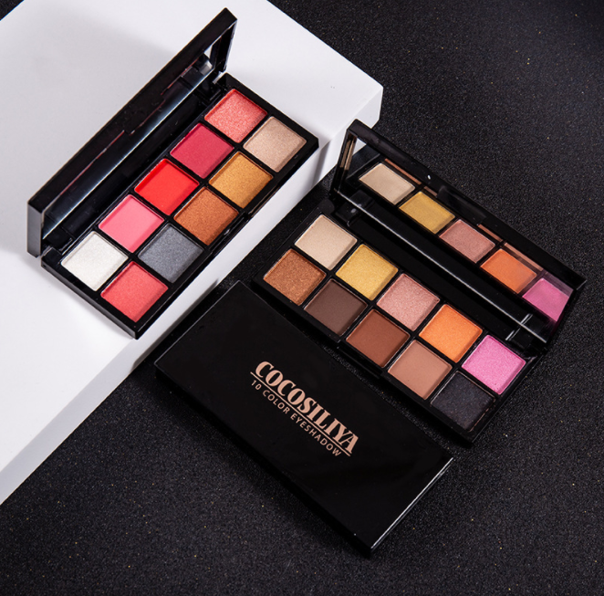 CocoSiliya 10 Colours Shine Colour Master Eyeshadow Palette 2